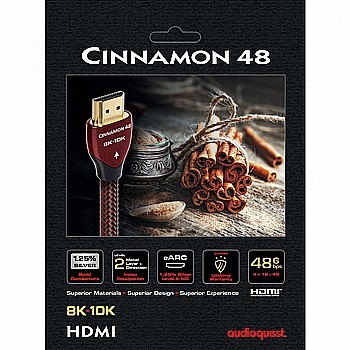 כבל Audioquest Cinnamon 48 1.5m HDMI 2.1