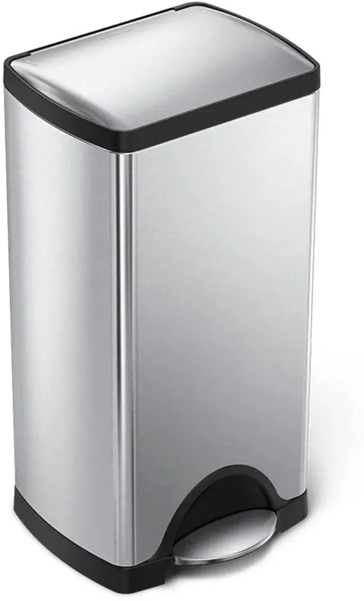 פח אשפה למטבח 30 ליטר - SimpleHuman מוברש K32