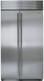 מקרר  SUB-ZERO ICBBI-42S/S S.B.S רוחב 107 ס"מ התקנה בקו ארונות  עם מתקן מים פנימי 