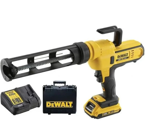 אקדח סיליקון נטען + סוללה DeWALT DCE560 18V 4Ah