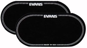 2 מדבקות שחורות כפולות לתוף בס EVANS EQPB2