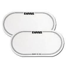 2 מדבקות כפולות לתוף בס EVANS EQPC2