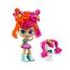 בובת מסיבת יום הולדת מסדרת Curli Girls ובובת חתול עם שיער שכיף לעצב כולל אביזרים - מיי לי ולולו