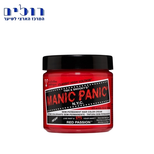 צבע בסיס מים מאניק פאניק - MANIC PANIC Red Passion