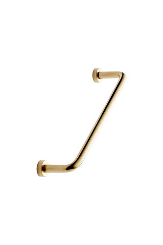 ידית Lounge פליז טבעי ללא ציפוי - 128 מ