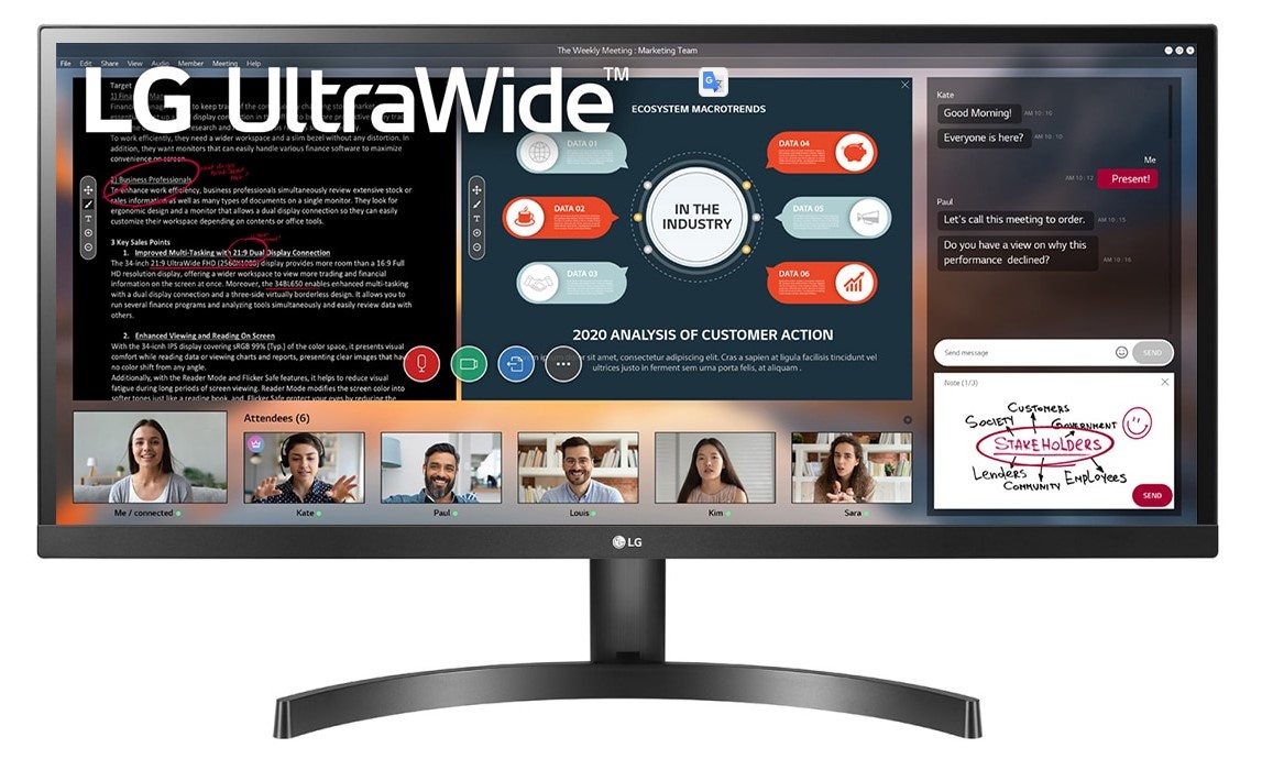 מסך מחשב LG TFT 29" 29WL50S-B FHD Ultra Wide IPS