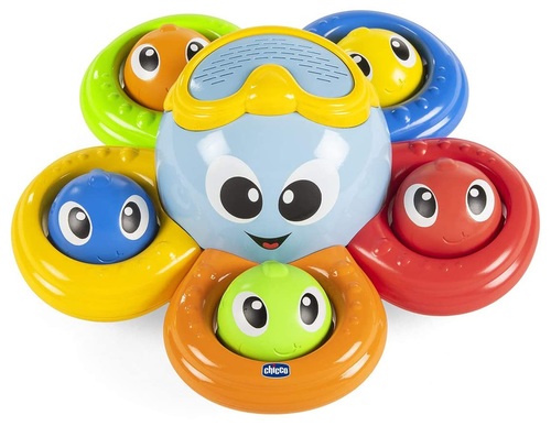 צעצוע אמבט למשחק התאם צורה וצבע בילי התמנון - Billy The Octopus