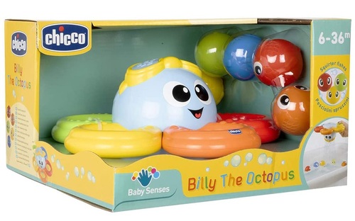 צעצוע אמבט למשחק התאם צורה וצבע בילי התמנון - Billy The Octopus