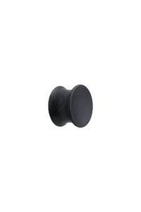 ידית כפתור Pulley עץ מילה שחור - 10339 