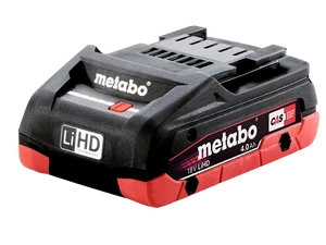 סוללת ליתיום metabo LiHD 18V 4AH 