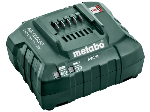 מטען מקורי לסוללות ליתיום Metabo ASC 55