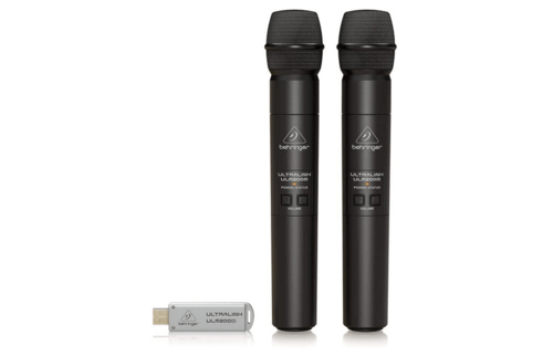 זוג מיקרופונים אלחוטיים בממשק USB מדגם Behringer ULM202USB