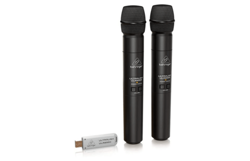 זוג מיקרופונים אלחוטיים בממשק USB מדגם Behringer ULM202USB