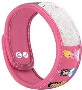 צמיד לילדים עם זוג טבליות הגנה טבעיות מפני יתושים Parakito KIDS - נסיכות