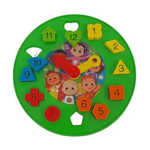שעון התאם צורה קוקומלון ללימוד צורות ומספרים לפעוטות מגילאי 3 ומעלה