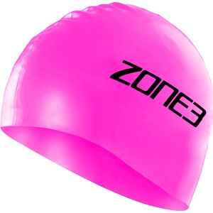 כובע שחייה מסיליקון ZONE3 SILICONE CAP ורוד אלסטי וגמיש לבריכה ולים