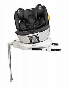 מושב בטיחות מסתובב 360 I PROTEC-ספורט ליין תקן I-Size מושב בטיחות מפואר עם רגלית תמיכה 4 ב-1