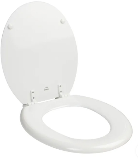 מושב אסלה MDF אמריקאי BEMIS לבן