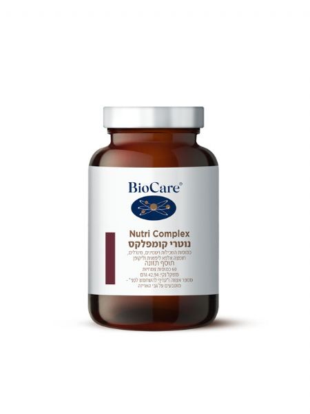 Nutri Complex נוטרי קומפלקס 2012 60 כמוסות צמחיות ביוקר