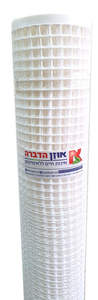 רשת פלסטיק יצוקה - גדר פלסטיק - מידה: 1X5 גודל עין 1X1 צבע: לבן אוזן שופ