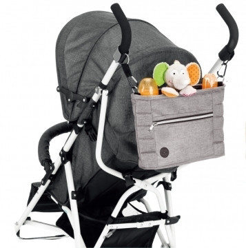 אירגותיק - ארגונית לעגלת תינוק שניתן לקחת בקלות כמו תיק החתלה קטן + מבודד חום - כחול ג'ינס