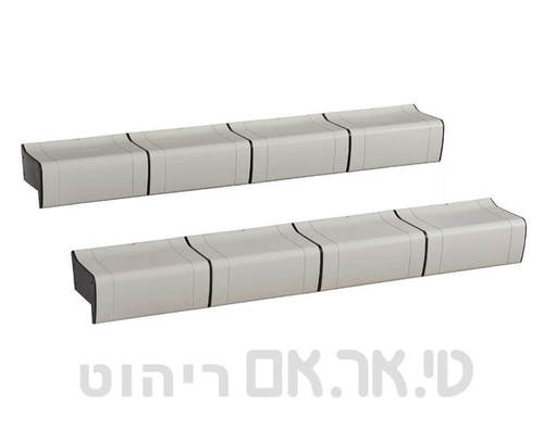 ספסל טריבונה ורסוס לבן