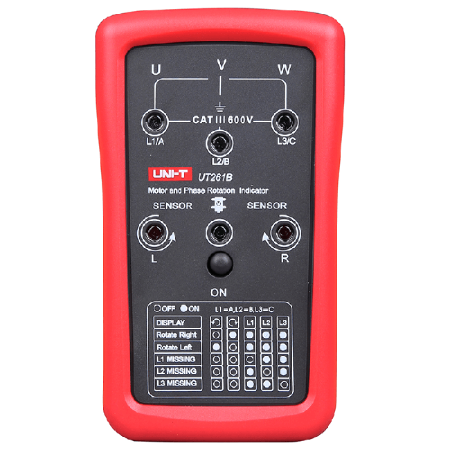 מד סדר פאזות אנאלוגי דגם UT261B מבית UNI-T