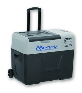 מקרר טרול  40 ליטר לרכב של חברת MONTANA דגם CX40 - עם גלגלים