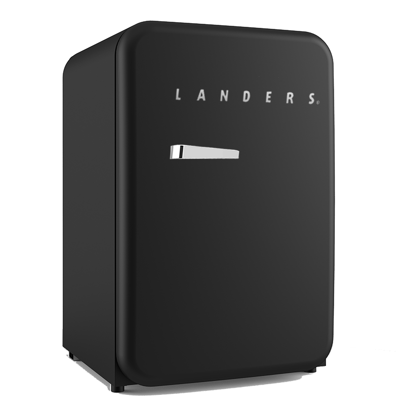 מיני מקרר רטרו Landers LA130R שחור