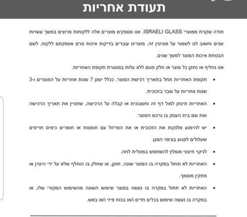 אמבטיון דופן קבועה ודלת - ניקל IN/OUT
