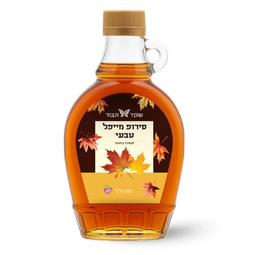 סירופ מייפל טבעי 10% טהור 250 מ''ל