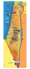 פלקט מפת ישראל ישראל/ריטרם