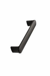 ידית Fluted שחור מט - 128 מ"מ