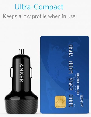 מטען רכב Anker PowerDrive 39W 2Port QC 3.0