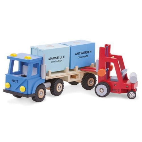 מלגזה לילדים מעץ