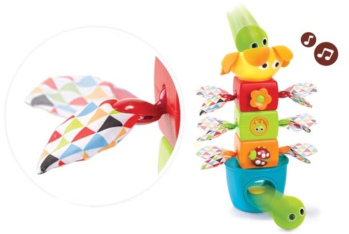 מגדל קוביות וכדורים מוזיקאלי