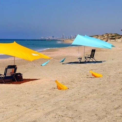 ציליה לים גדולה XL ל 4-6 אנשים OUTDOOR SOLEY