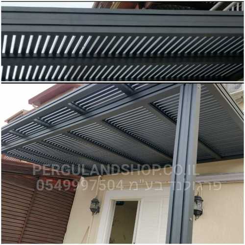 פרגולת אלומיניום ROYAL CRWON LED - כתר היקפי בגובה 160 ממ !