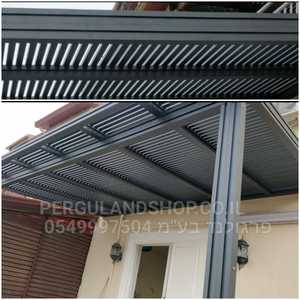 פרגולת אלומיניום ROYAL CRWON LED - כתר היקפי בגובה 160 ממ !