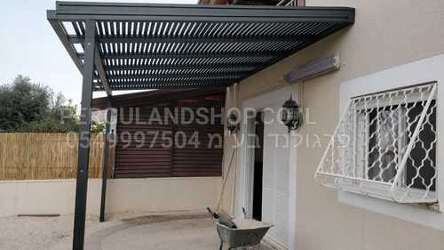 פרגולת אלומיניום ROYAL CRWON LED - כתר היקפי בגובה 160 ממ !