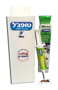 רביעית טופג'ל המקורי - להדברת נמלים - סה"כ: 60 גרם רימי