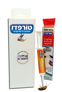 רביעית טורפדו - פתיון ג'ל להדברת תיקנים - 60 גרם רימי