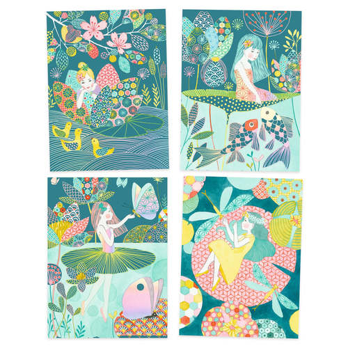 יצירה חריטה - האגם-Djeco