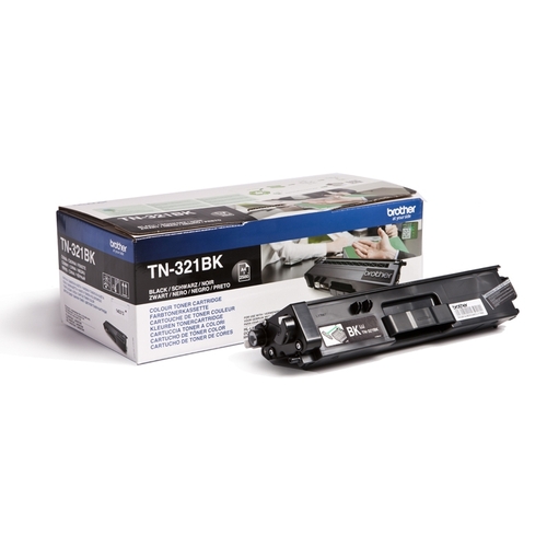 טונר שחור  מקורי  למדפסת לייזר צבעונית ברדר Brother TN-321BK