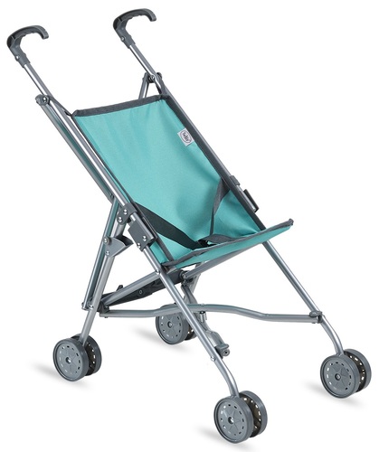 עגלת בובה 4 גלגלים My Doll Basic - טורקיז