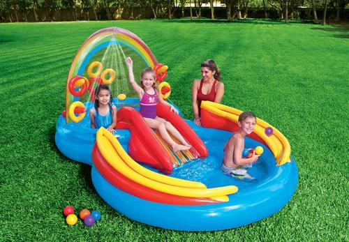 בריכת משחקים קשת בענן INTEX 57453