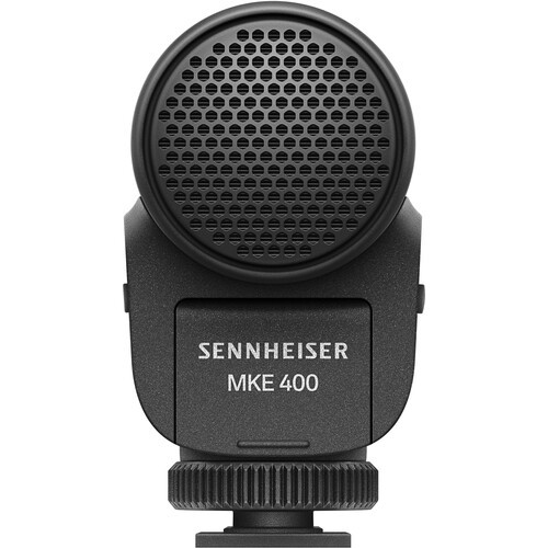 מיקרופון למצלמה Sennheiser MKE 400 תצוגה קדמית