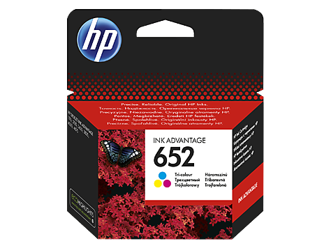 ראש דיו מקורי צבעוני HP 652
