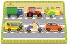 פאזל עץ לפעוטות 6 חלקים כלי תחבורה