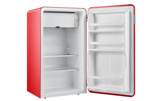 מקרר משרדי ג'נרל דגם GE93R רטרו אדום GENERAL